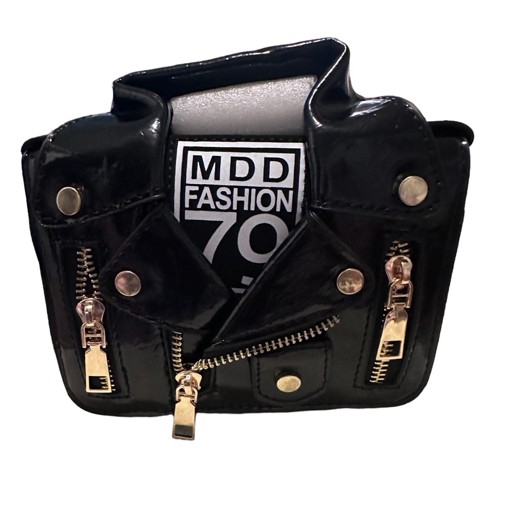 Motorcycle Jacket Design Mini Crossbody